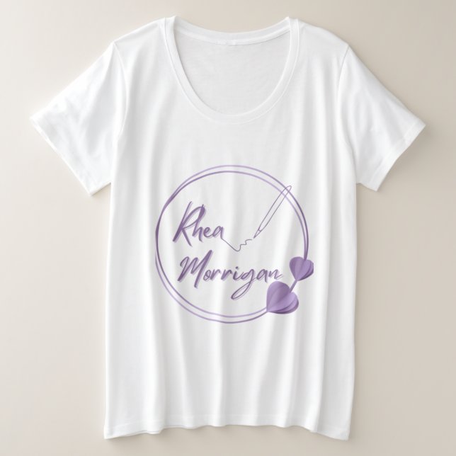 Women's Plus Author Logo Tee (Design Front)