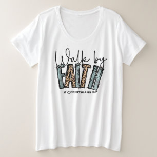 Women's Plus-Size Basic T-Shirt Plus Size T-Shirt
