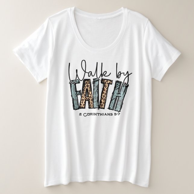 Women's Plus-Size Basic T-Shirt Plus Size T-Shirt (Design Front)