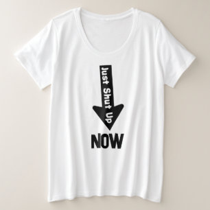 Women's Plus-Size Basic T-Shirt Plus Size T-Shirt