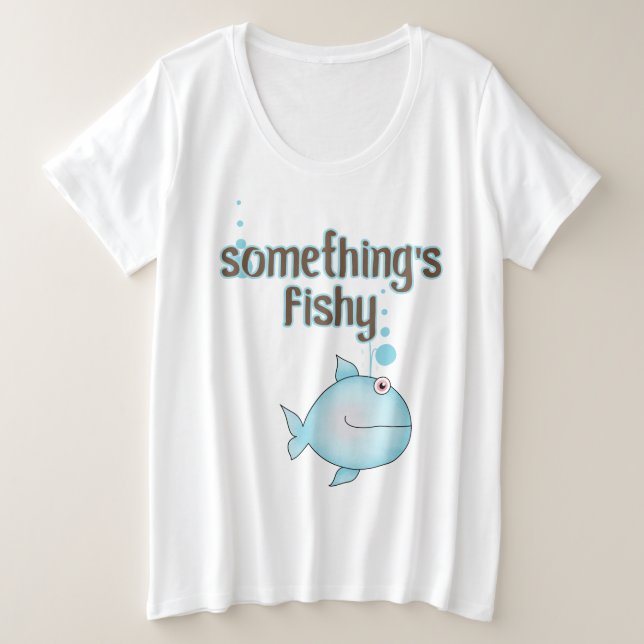 Women's Plus-Size Basic T-Shirt Plus Size T-Shirt (Design Front)