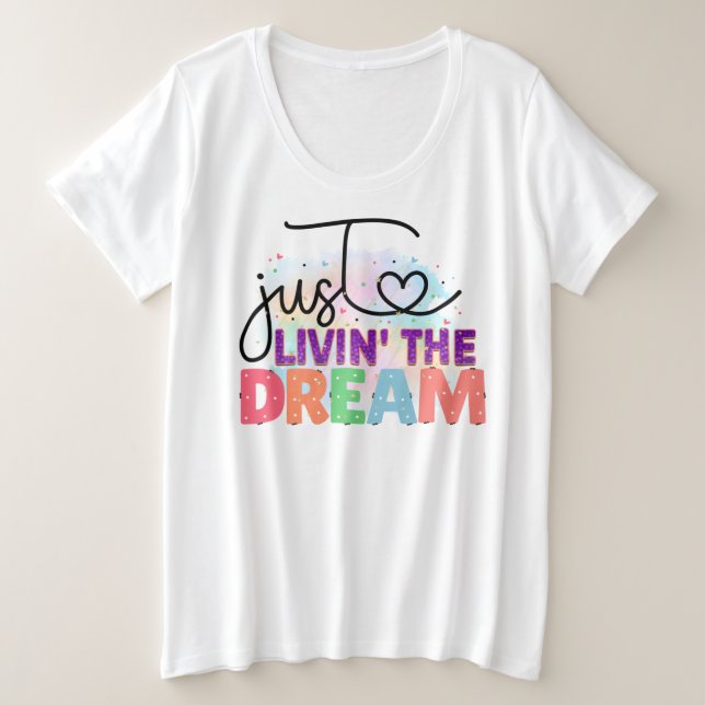 Women's Plus-Size Basic T-Shirt Plus Size T-Shirt (Design Front)