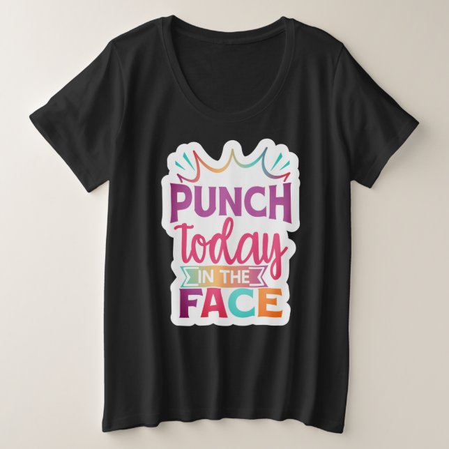 Women's Plus-Size Basic T-Shirt Plus Size T-Shirt (Design Front)
