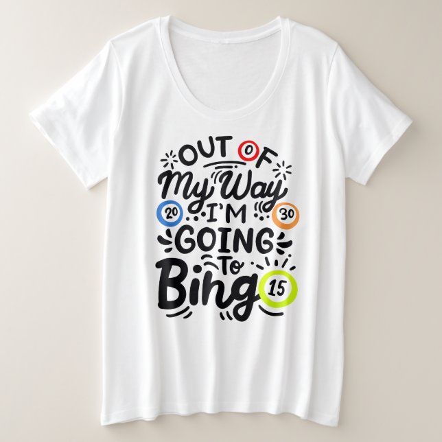 Women's Plus-Size Basic T-Shirt Plus Size T-Shirt (Design Front)