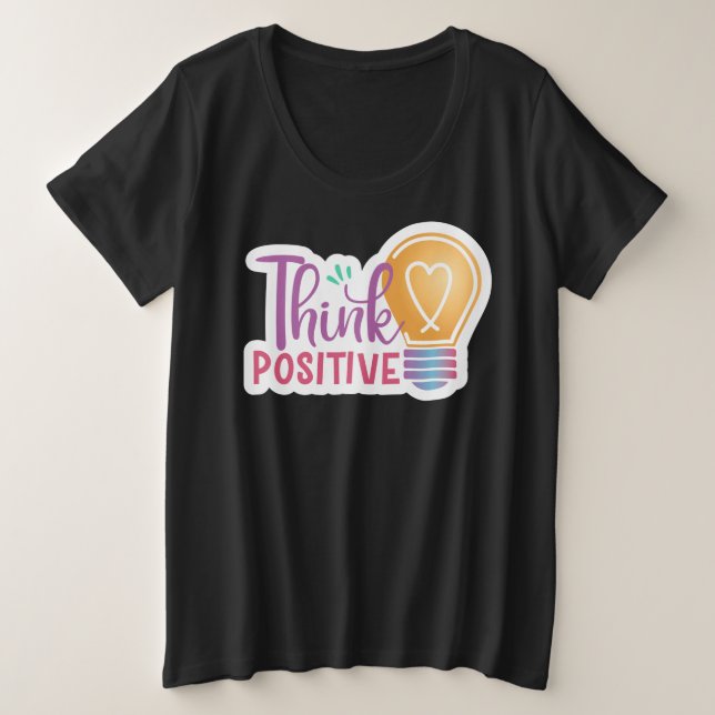 Women's Plus-Size Basic T-Shirt Plus Size T-Shirt (Design Front)