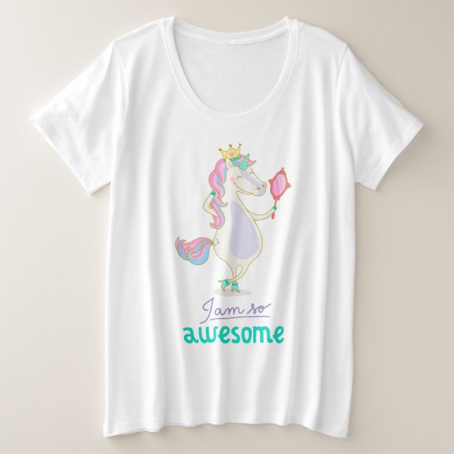 Women's Plus-Size Basic T-Shirt Plus Size T-Shirt (Design Front)