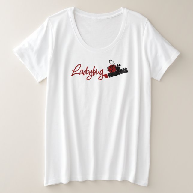 Women's Plus-Size Basic T-Shirt Plus Size T-Shirt (Design Front)