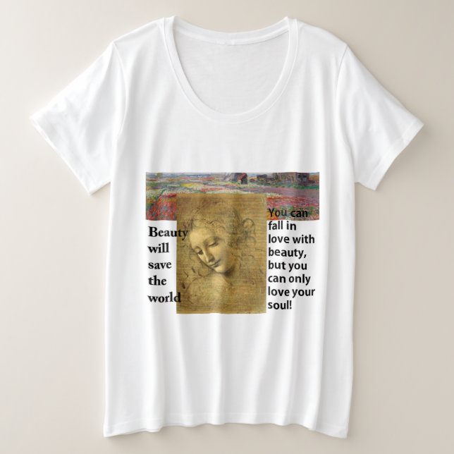 Women's Plus-Size Basic T-Shirt Plus Size T-Shirt (Design Front)