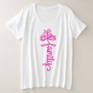 Women's Plus-Size Basic T-Shirt Plus Size T-Shirt