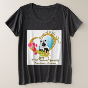 Women's Plus Size Basic Tee with 2018 KCA logo