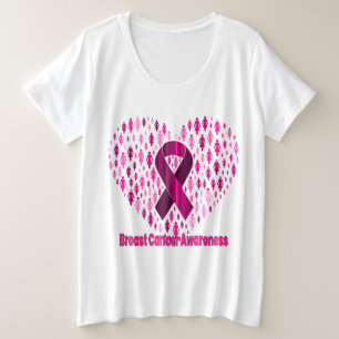 Women's Plus Size Breast Cancer Awareness T-Shirt
