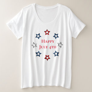 Women's Plus Size T-Shirt-July 4th T-Shirt