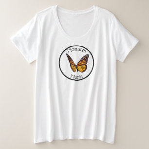 Women's Plus Size Tee Monarch Mania
