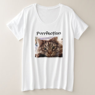 Womens Plus Size Tee Purrfection