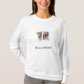 Women's Poker Hoodie T-Shirt