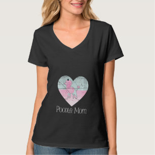 Womens Poodle Pet Mum T-Shirt