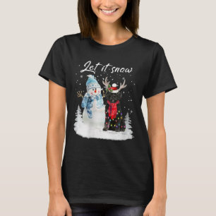 Womens Portuguese Water Dog Santa Dog Christmas Sn T-Shirt