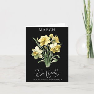 Womens Positive Quote Flower Birthday Floral Birth Card