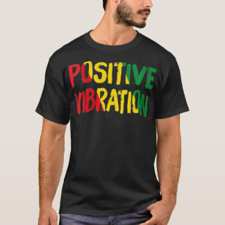 Womens Positive Vibration Vibes Rasta Reggae Jamai T-Shirt