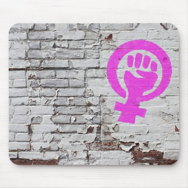 Women's Power Wall Mousepad (Front)