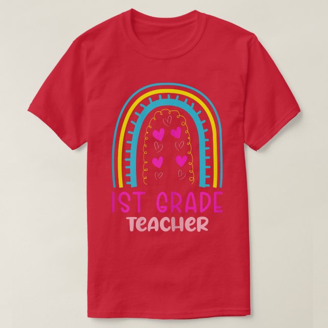 Womens Pre-k Rainbow Early Childhood Education Kid T-Shirt (Design Front)