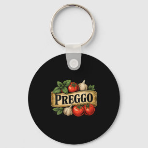 Womens Preggo Costume Pregnancy Announcement Prego Key Ring