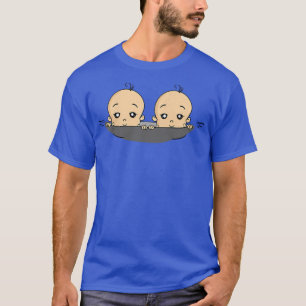Womens Pregnancy Baby Funny Twins Boys Premium T-S T-Shirt