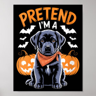 Womens Pretend A German Shepherd Dog Costume Poster