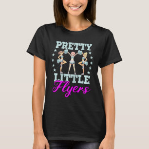 Womens Pretty Little Flyers For A Cheerleader T-Shirt