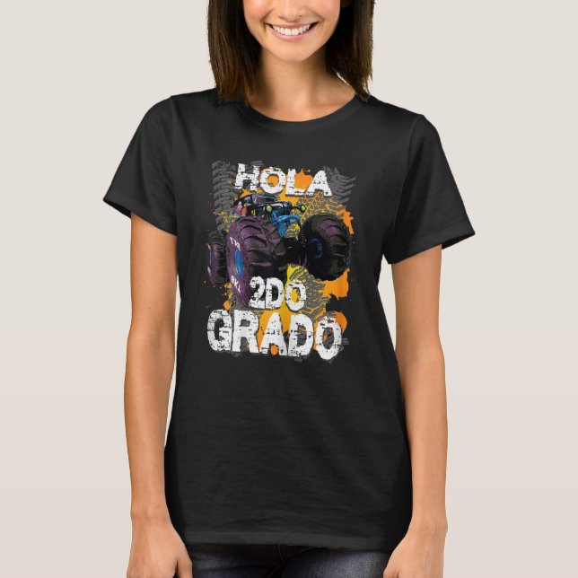 Womens Primer Dia De Escuela Maestra Spanish 2 Gra T-Shirt (Front)