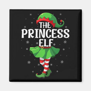 Womens Princess Elf Christmas Girls Women Elf Squa Magnet