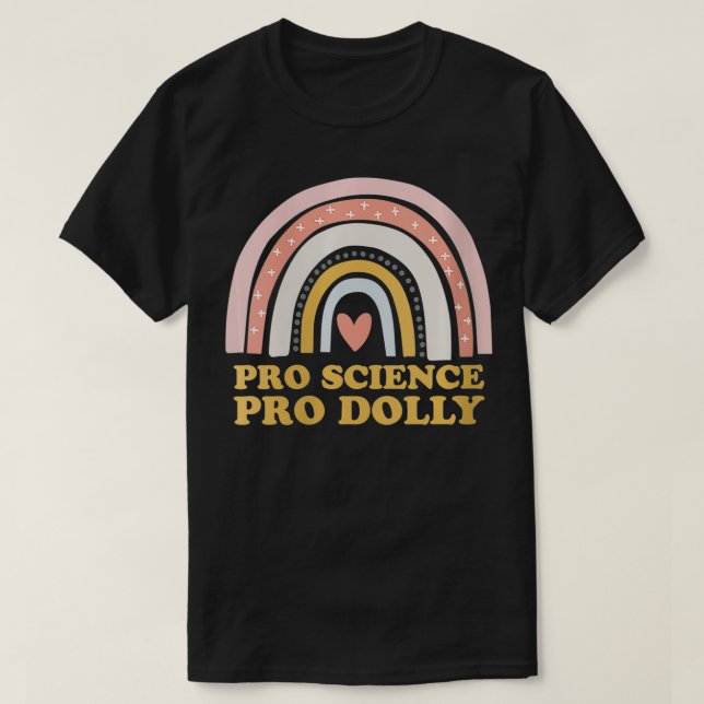 Womens Pro Science Pro Dolly VNecknpl  T-Shirt (Design Front)