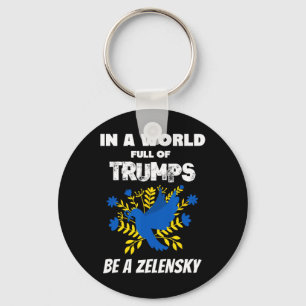 Women's Pro Zelensky We Need More Zelenskys Suppor Key Ring