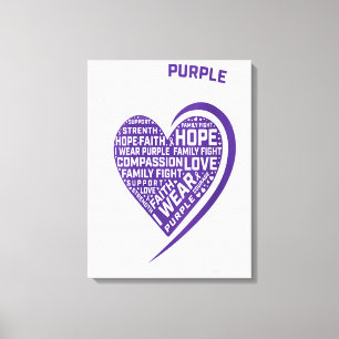 Womens Products Disease Grandson Hodgkins Gift Canvas Print