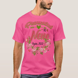 Womens Promoted Nene again 2022 Flower Grandma Mot T-Shirt