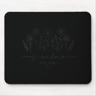 Womens Promoted To Grandma 2026 New Grandma Est 20 Mouse Pad
