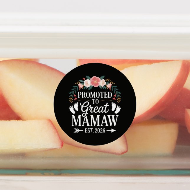 Womens Promoted to Great Mamaw (Affixed)