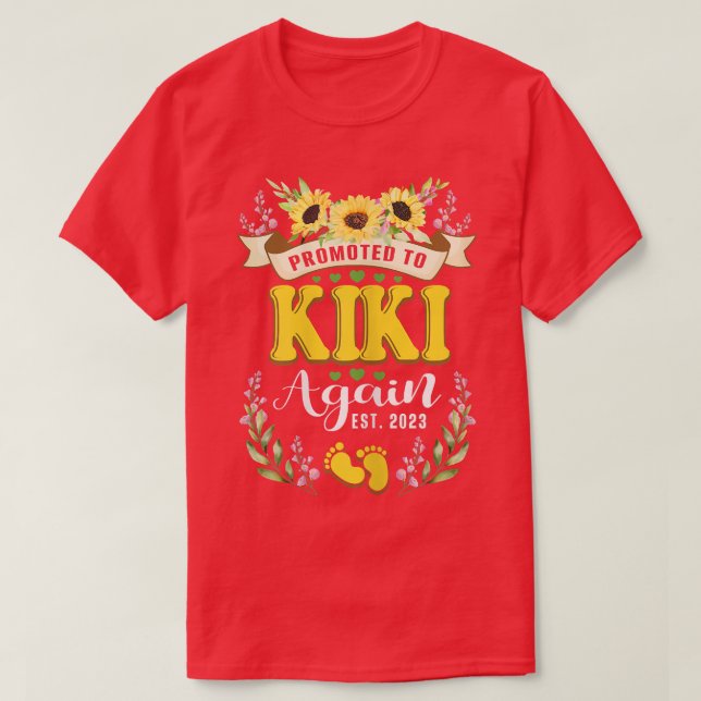 Womens Promoted To Kiki Again Est  T-Shirt (Design Front)