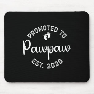 Womens Promoted To Pawpaw Est. 2026 First Time Gra Mouse Pad