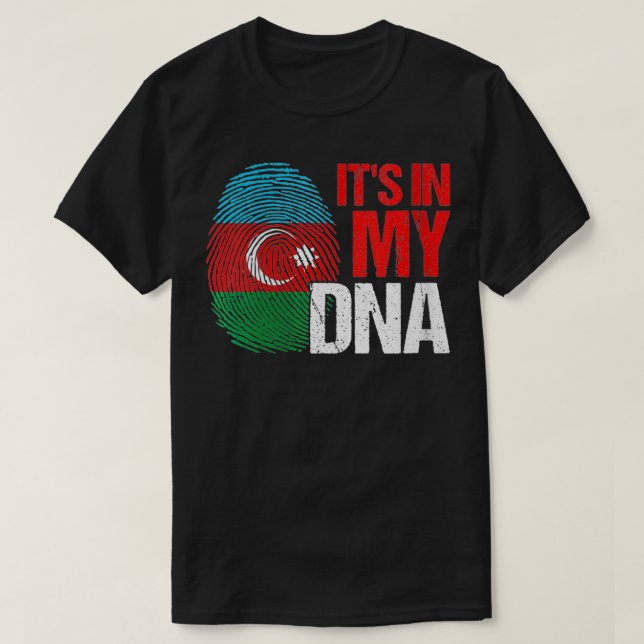 Womens Proud Azerbaijani It's In My DNA Azerbaijan T-Shirt (Design Front)