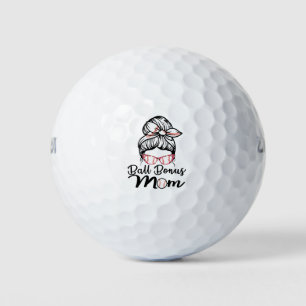 Womens Proud Baseball Softball Bonus Mum Golf Balls