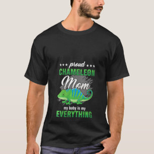 Womens Proud Chameleon Mum Mother Mama Baby Everyt T-Shirt