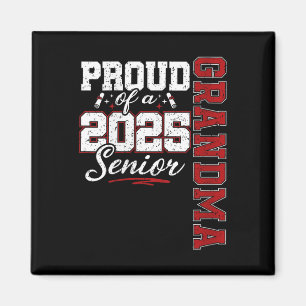 Womens Proud Grandma Of A Cl Of 2025 Senior Gradua Magnet