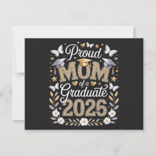 Womens Proud mum of a 2026 Graduate Invitation