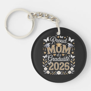 Womens Proud mum of a 2026 Graduate Key Ring