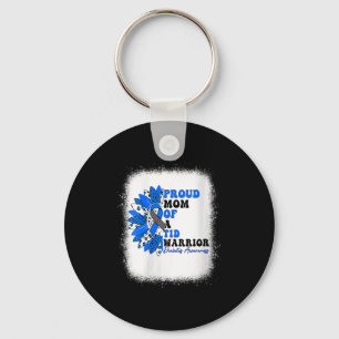 Womens Proud Mum Of A T1d Warrior Type 1 Diabetes Key Ring