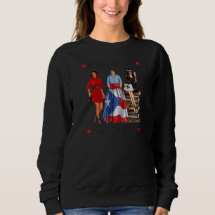 Womens Puerto Rican Aunt Unstoppable Rico Boricua  Sweatshirt