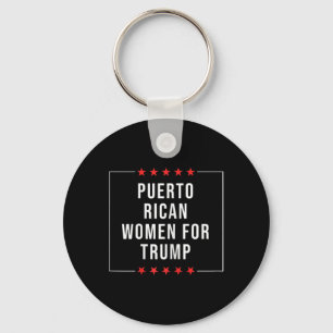 Womens Puerto Rican Women For Trump  Key Ring