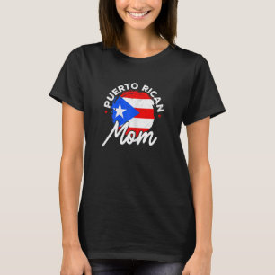 Womens Puerto Rico Fan Graphic Women Girls Moms P T-Shirt