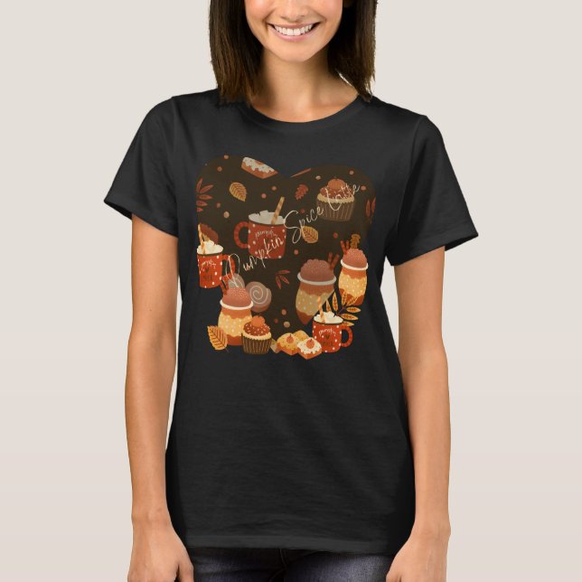 Women's Pumpkin Spice Latte T-Shirt (Front)